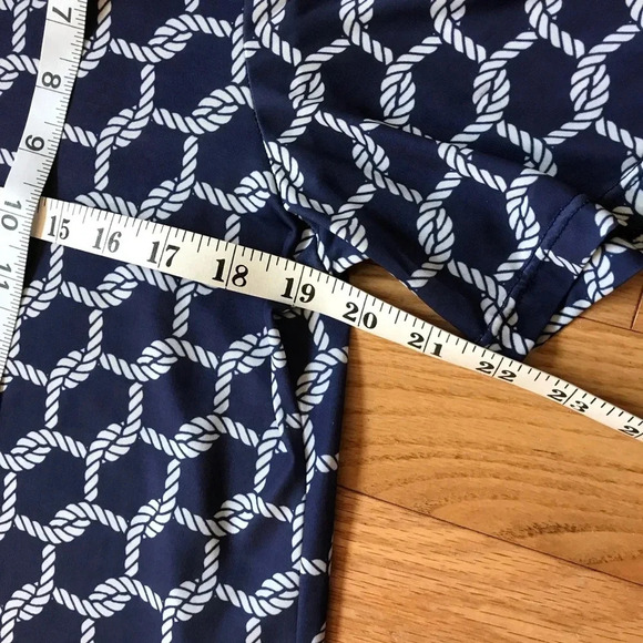 Chic Dress Beautiful Blue & White Size Large - Picture 3 of 9